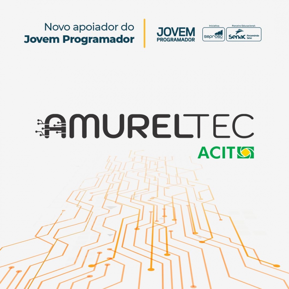 AmurelTec é o novo apoiador do Jovem Programador