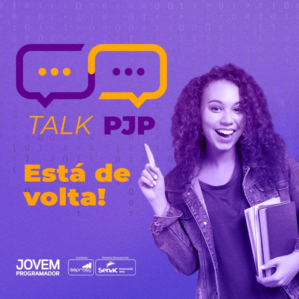 Programação na prática é tema da primeira edição de 2023 do Talk PJP