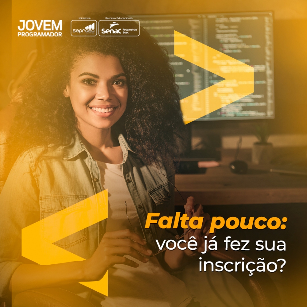 Últimos dias: inscrições para o Jovem Programador 2024 terminam dia 18/02