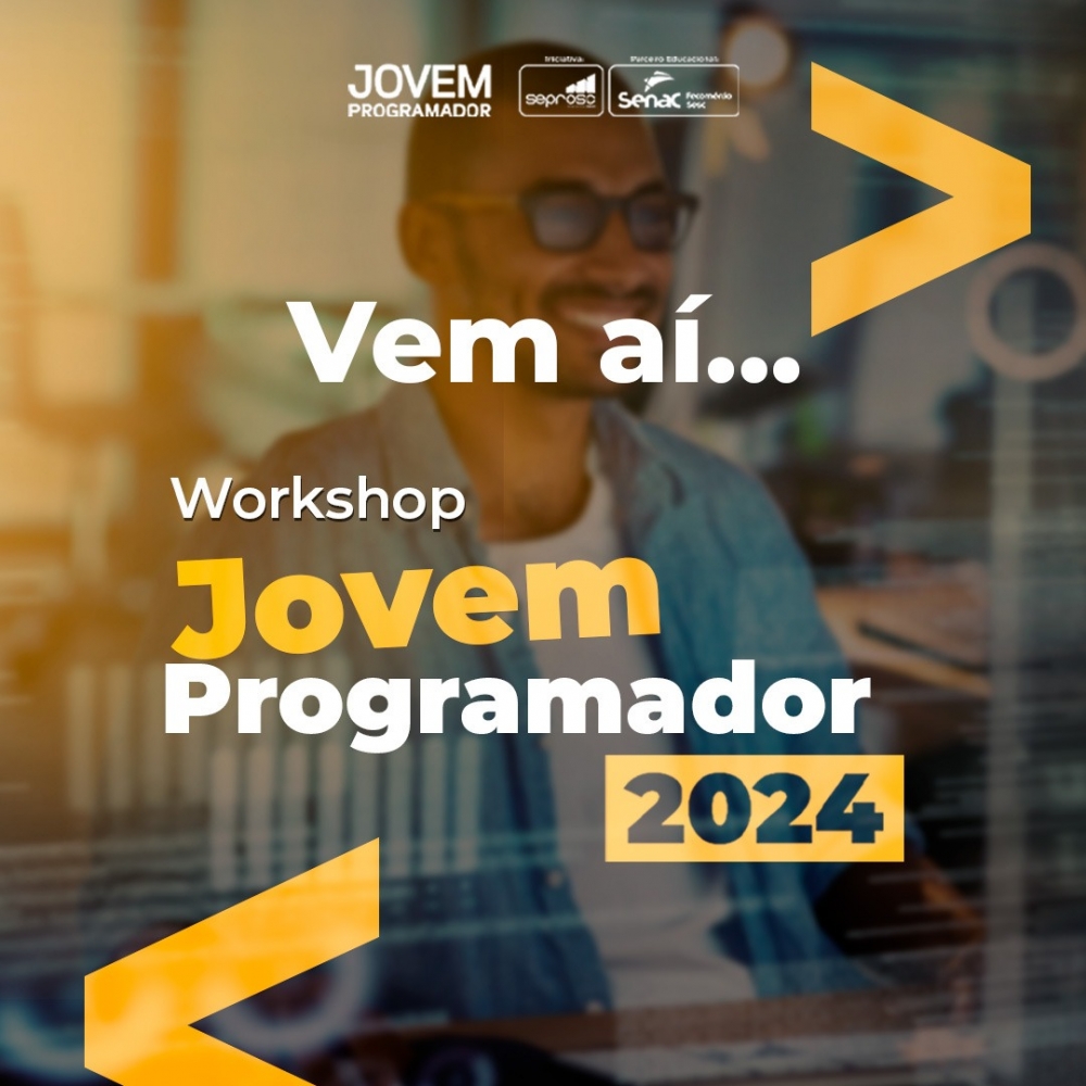 Workshop Jovem Programador 2024: saiba como vai funcionar