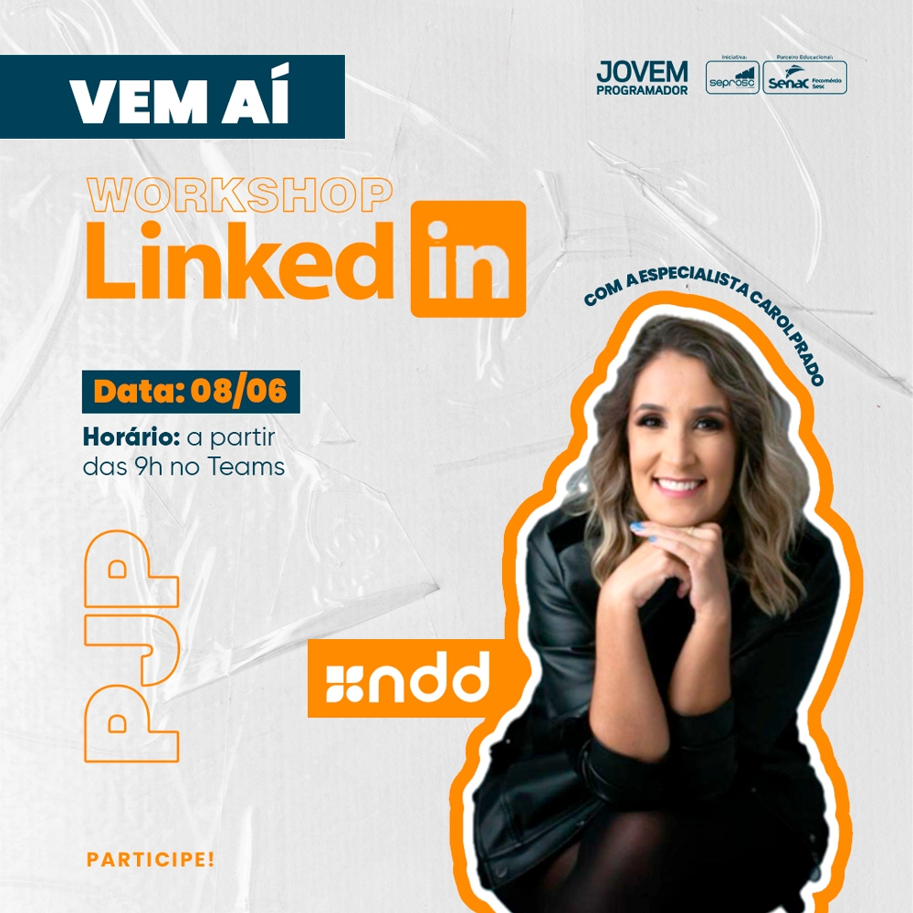 Jovem Programador Promove Workshop LinkedIn