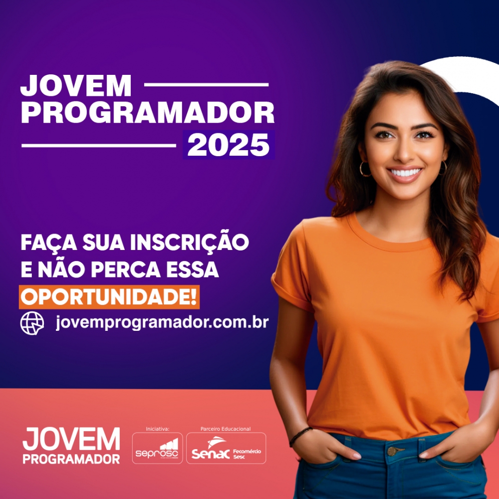 Inscrições Abertas para o Jovem Programador 2025