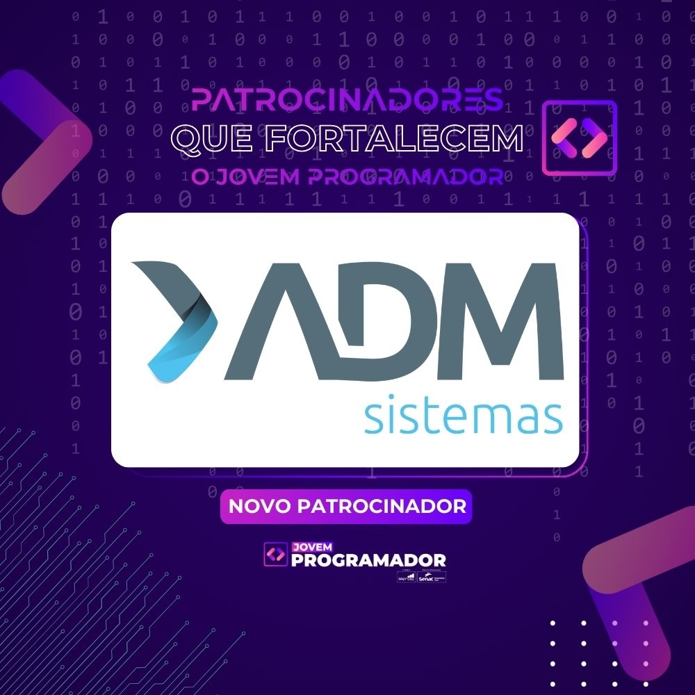 ADM Sistemas é a nova patrocinadora do Programa Jovem Programador