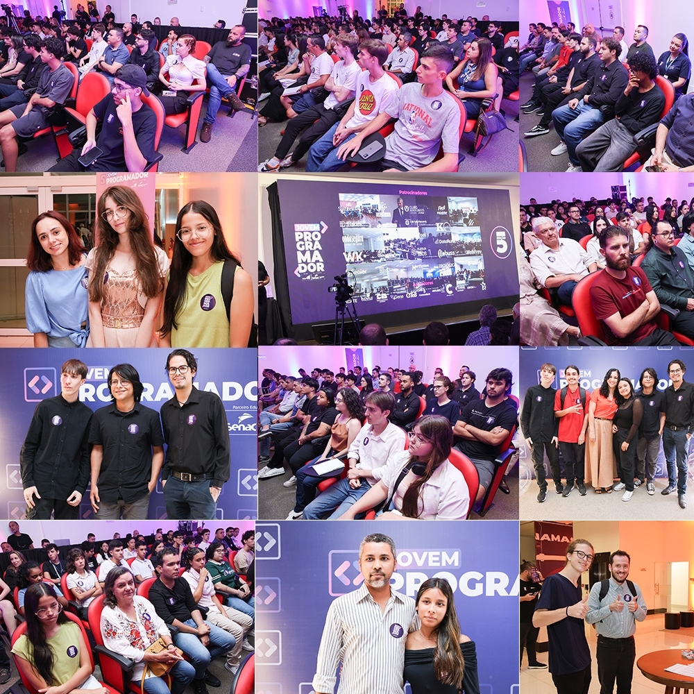 Jovens no centro da transformação: Aula Magna marca início da 5ª edição do Jovem Programador