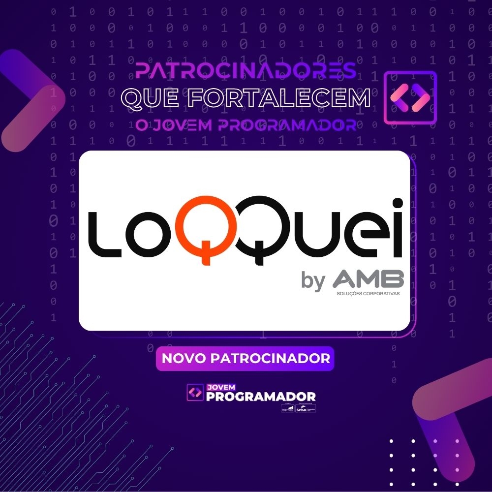 LoQQuei by AMB é a nova patrocinadora do Jovem Programador