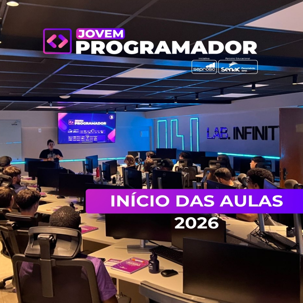 Jovem Programador 2026 inicia nova edição com foco em inclusão e formação em tecnologia em Santa Catarina
