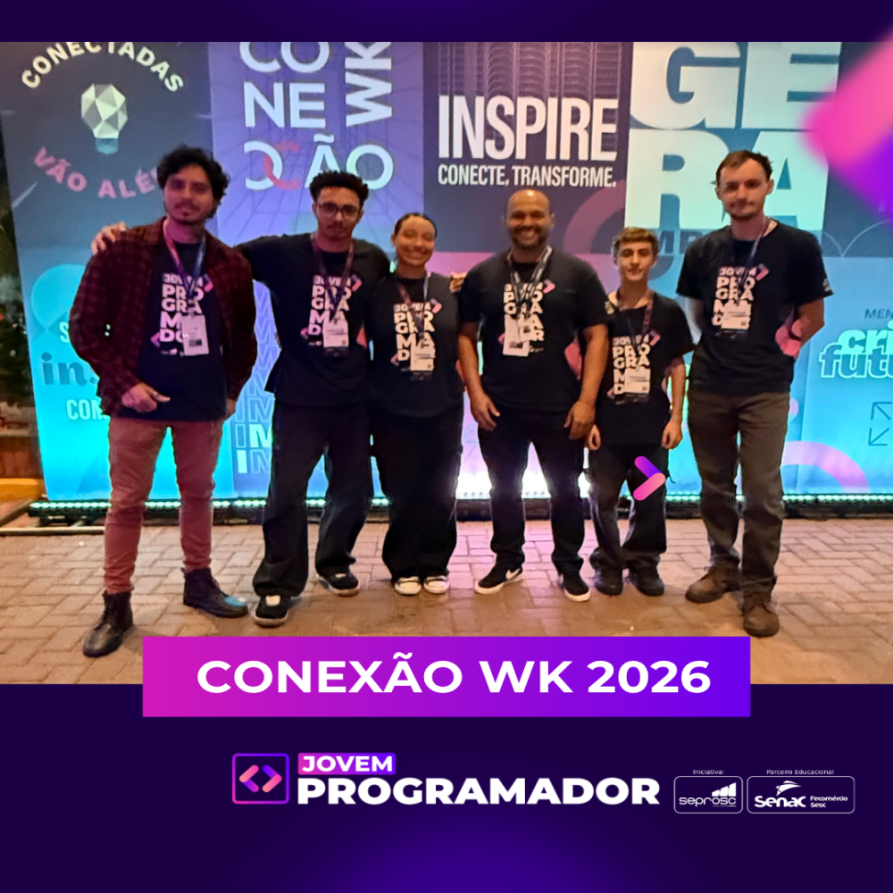 Alunos do Jovem Programador participam do Conexão WK em Blumenau